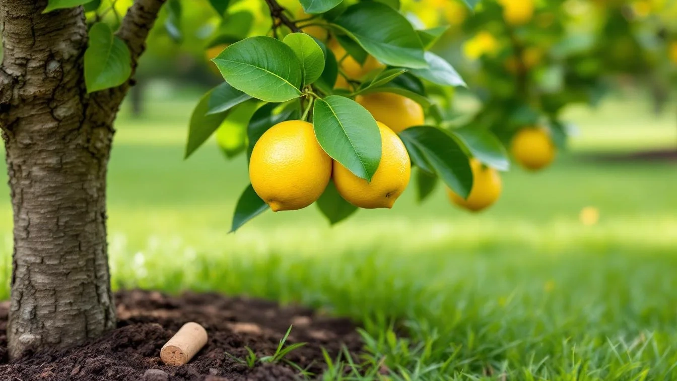 Ein Gärtner verrät, warum ein Weinkorken am Zitronenbaum echte Wunder bewirkt