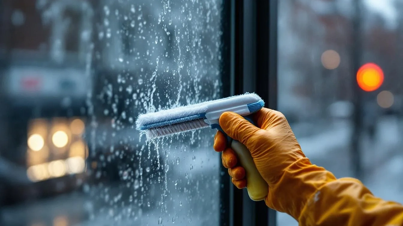 Fenster putzen bei Regen? Warum dieser Winterfehler Schlieren hinterlässt