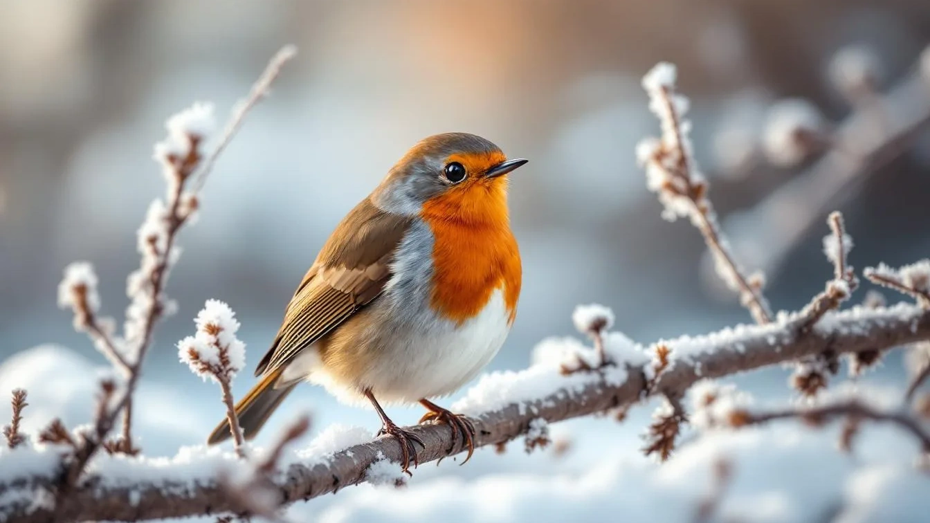 Warum Rotkehlchen im Winter jeden Tag zur selben Zeit auftauchen – Biologen erklären es