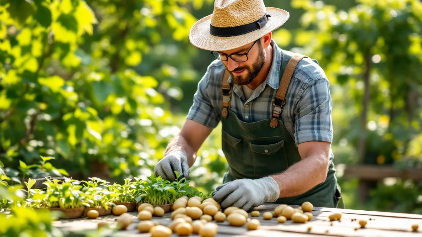 Ein Gärtner verrät, wie du Kartoffeln vorkeimen und früher ernten kannst