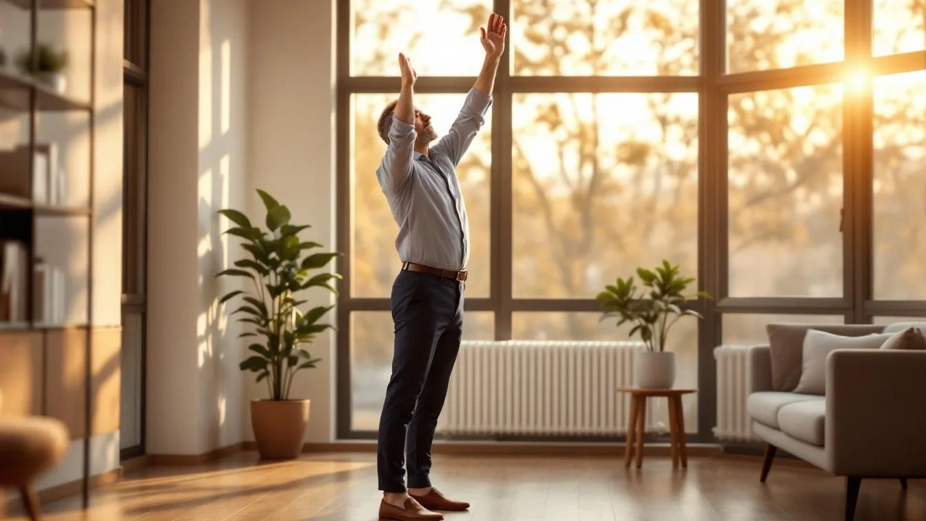 Ein Psychologe erklärt, warum schon 10 Sekunden Bewegung gegen Angst helfen