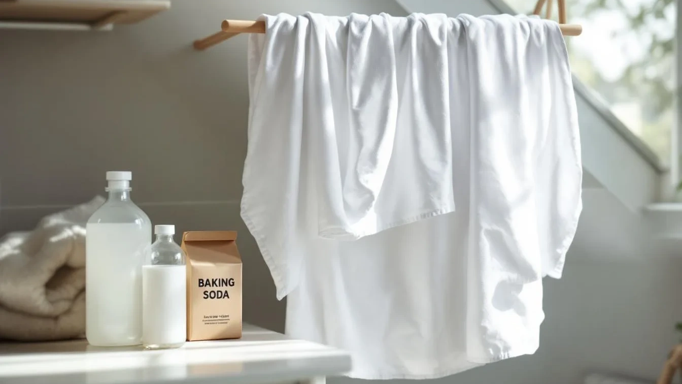 Eine Hausfrau verrät, wie zwei Zutaten vergilbte Bettwäsche retten