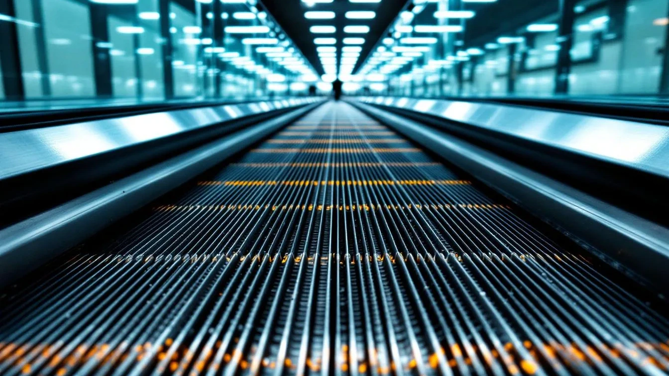 Keine Deko, diese Rillen auf Rolltreppenstufen haben eine Funktion