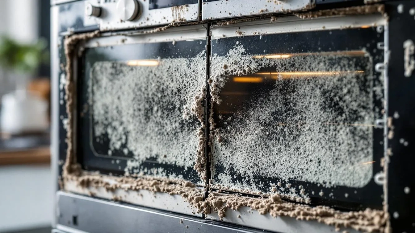 Warum dein Backofen zwischen den Scheiben noch schmutzig ist
