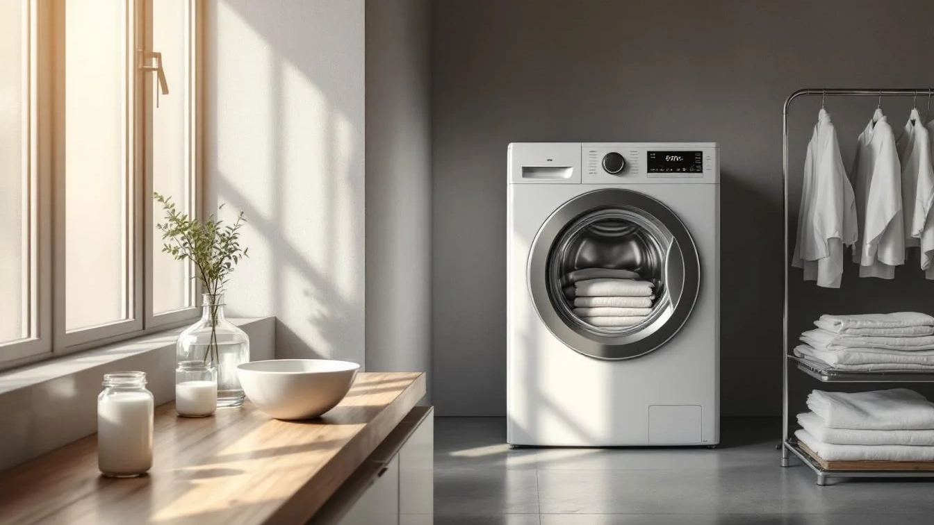 Weder Bleichmittel noch Spezialmittel, dieser Trick wäscht weiße Wäsche günstiger