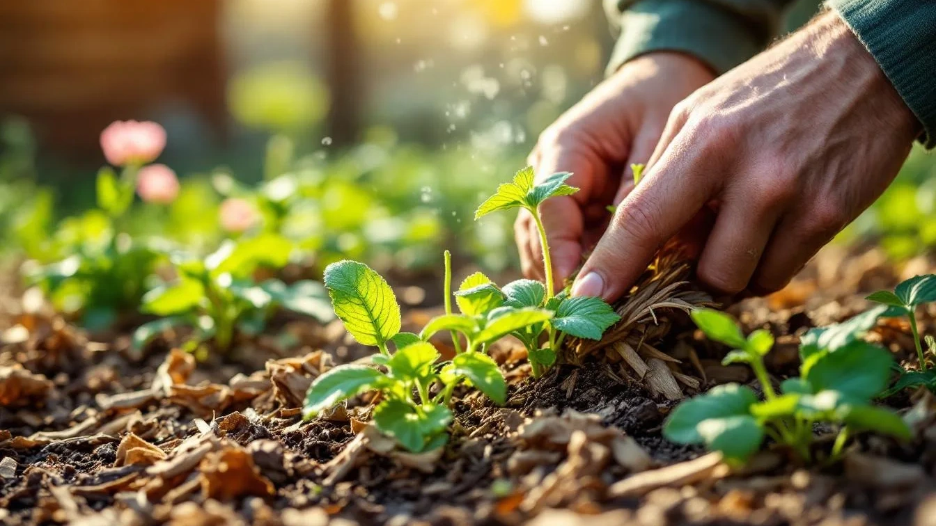 Weder Chemikalien noch Unkrautvernichter, dieser Trick hält den Garten gesund