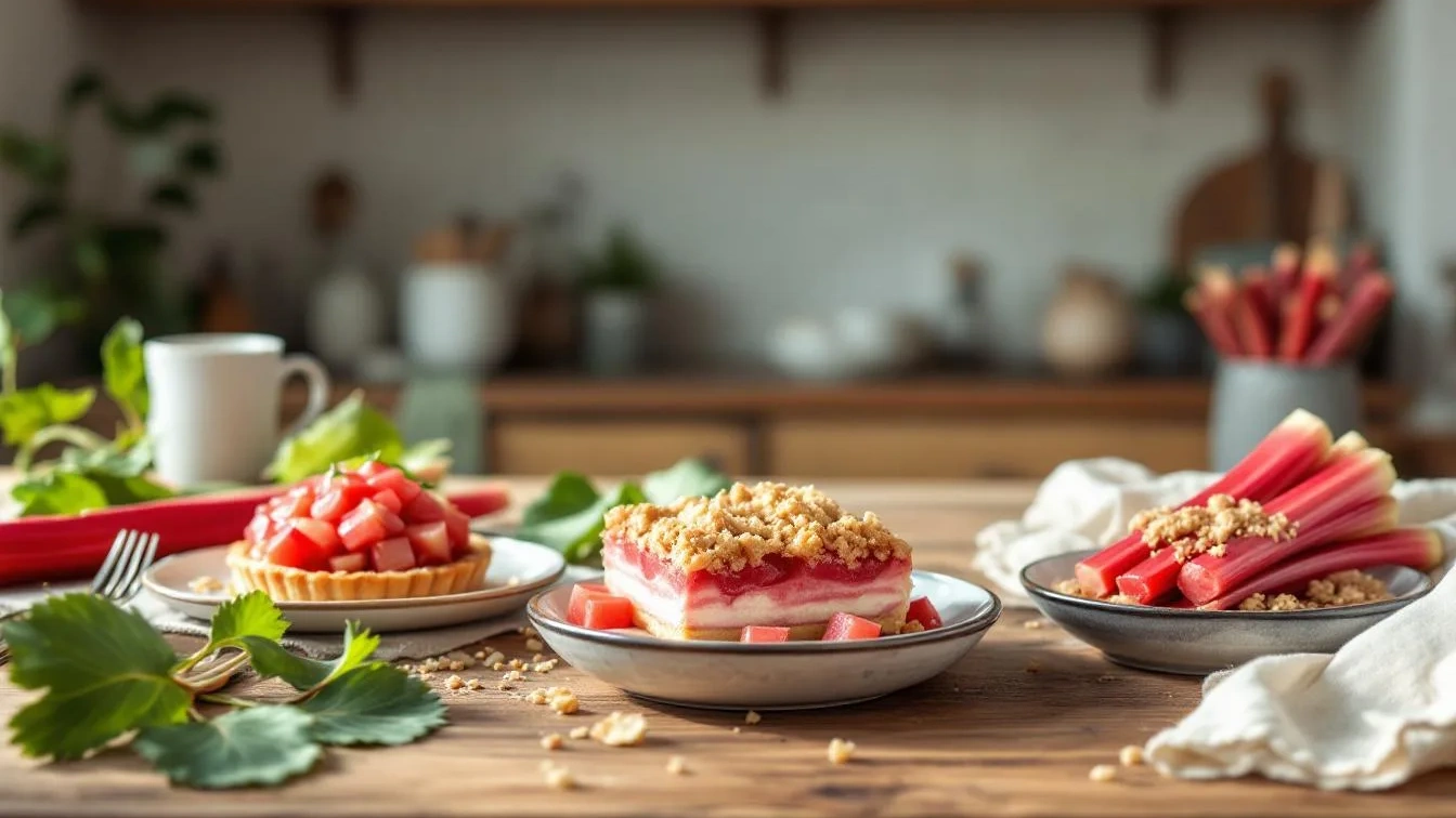 Weder Erdbeeren noch Äpfel, diese 3 Rezepte mit Rhabarber musst du probieren